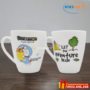 Cốc sứ bát tràng quà tặng in hình ngộ nghĩnh