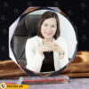 Biểu trưng pha lê in ảnh làm quà tặng 20/10