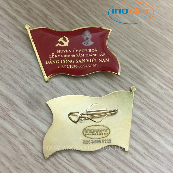 Huy hiệu kỷ niệm 90 năm thành lập Đảng Cộng Sản Việt Nam