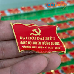 Huy hiệu đại hội Đảng bộ huyện Tương Dương