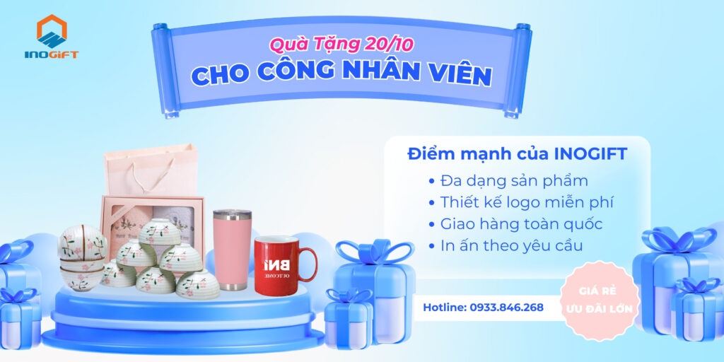 Gợi ý 99+ món quà tặng 20/10 ý nghĩa dành tặng công nhân viên nữ