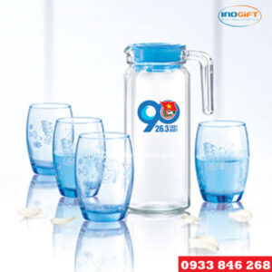 Bộ bình cốc thủy tinh luminarc quà tặng đại hội Đoàn ý nghĩa, tiết kiệm ngân sách