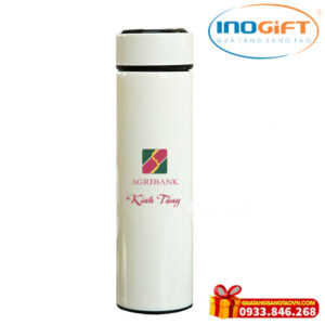 Bình giữ nhiệt in logo làm quà kỷ niệm thành lập Agribank