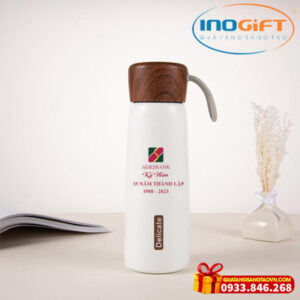 Bình giữ nhiệt quà tặng in logo ngân hàng Agribank