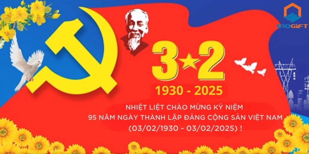 Quà tặng kỷ niệm 95 năm ngày thành lập Đảng