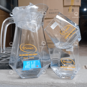 Bộ bình cốc thủy tinh Exmart