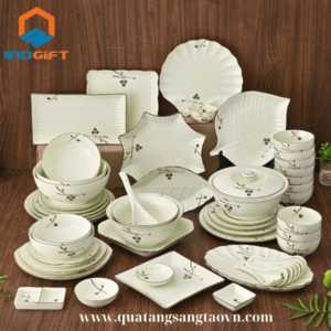 Bát đĩa in logo theo yêu cầu