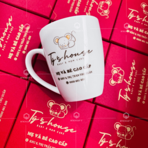 Cốc sứ in logo theo yêu cầu