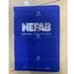 Sổ da in logo NEFAB