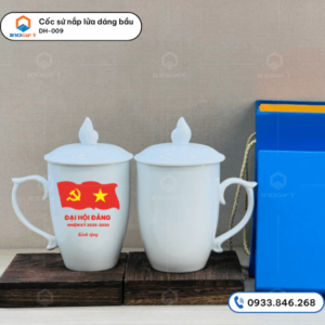 Cốc sứ quà tặng đại hội đảng