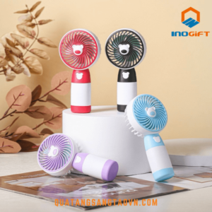 Quạt điện mini gấu trắng - QCT06