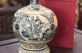 Bình hút lộc tứ cảnh 80 năm thành lập quân đội nhân dân