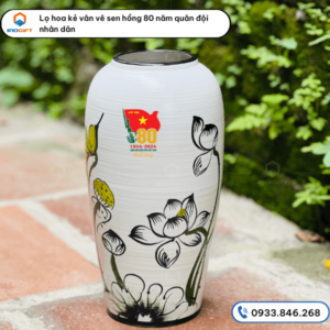 Lọ hoa làm quà tặng đại hội đảng