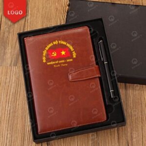 Giftset sổ da bút ký đại hội Đảng