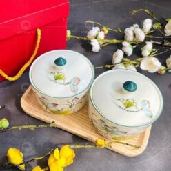 Hũ đựng mứt in logo