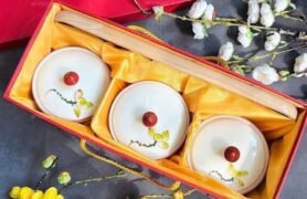 Hũ đựng mứt in logo