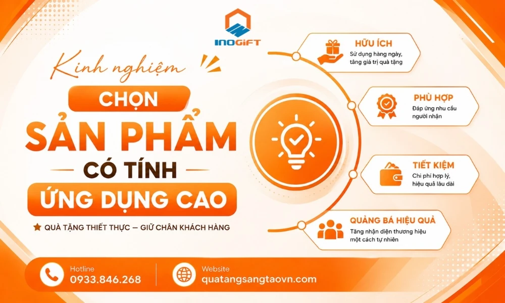 Chọn sản phẩm quà tặng Phật giáo có tính ứng dụng cao